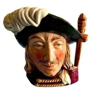VINTAGE Royal Doulton Miniature Character Mug Aramis D6441 - 1 of 3 Musketeers